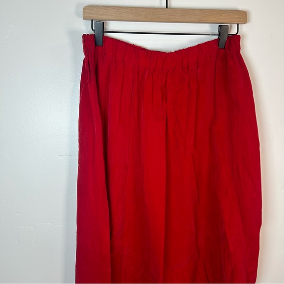 Vintage cold water creek rayon midi skirt size large - Picture 2 of 6